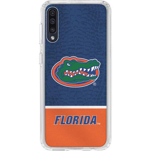 University of Florida Gators Logo Galaxy A50 Clear Case